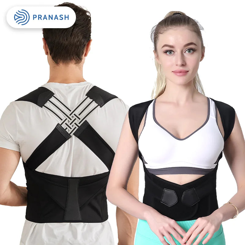 Adjustable Back Posture Corrector Belt for Men & Women - Prevent Slouching & Relieve Pain