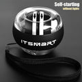 LED Gyro Wrist Ball - Automatic Centrifuge Arm and Forearm Strength Trainer for Ultimate Fitness