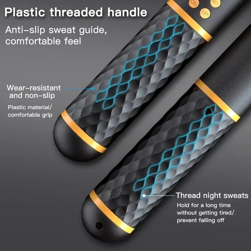 Revolutionary 2-in-1 Skipping Rope with Digital Counter - Professional Speed & Calorie Tracking for Ultimate Fitness!